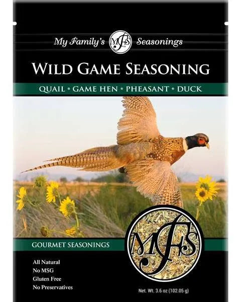 3.6 oz My Family's Wild Game Poultry