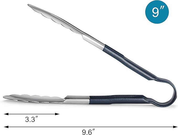 9-Inch Utility Spring Tongs