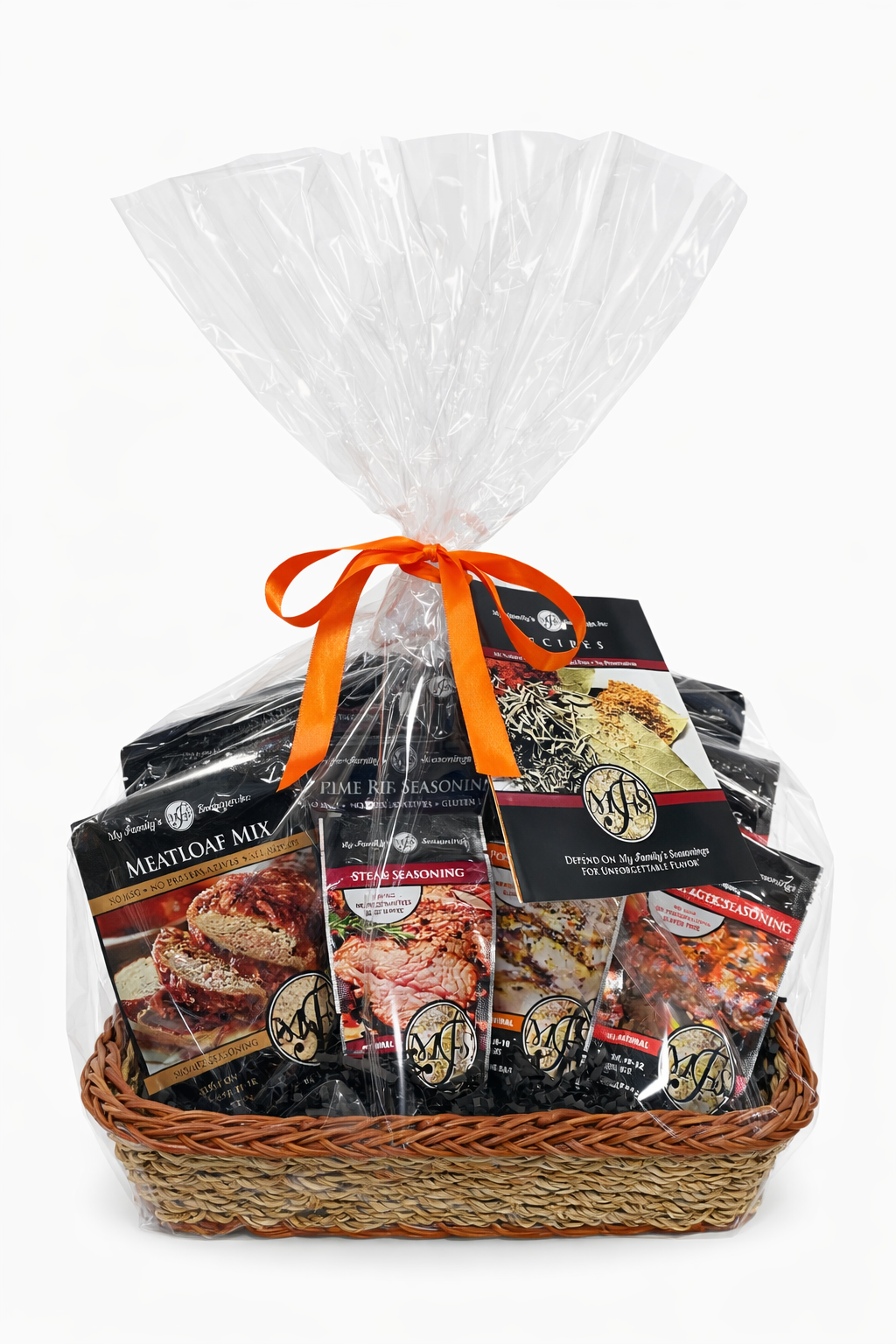 All Natural Seasoning Gift Basket – 10 Flavors | Gluten-Free, No MSG | My Family's Seasonings