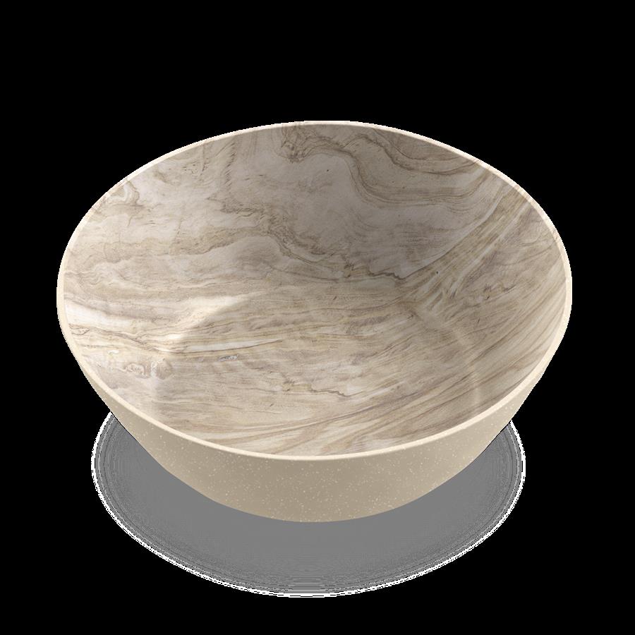 Faux Real Desert Wood Low Bowl